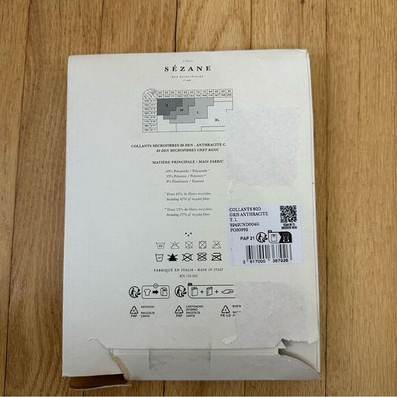 Sezane Grey Tights - Picture 5 of 6